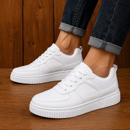 Platform Lace-Up Sneakers