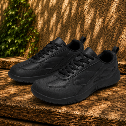 Leather Lace Casual Sneakers