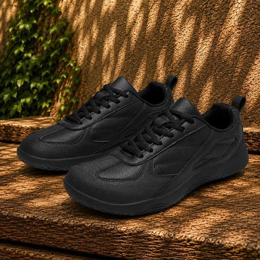 Leather Lace Casual Sneakers