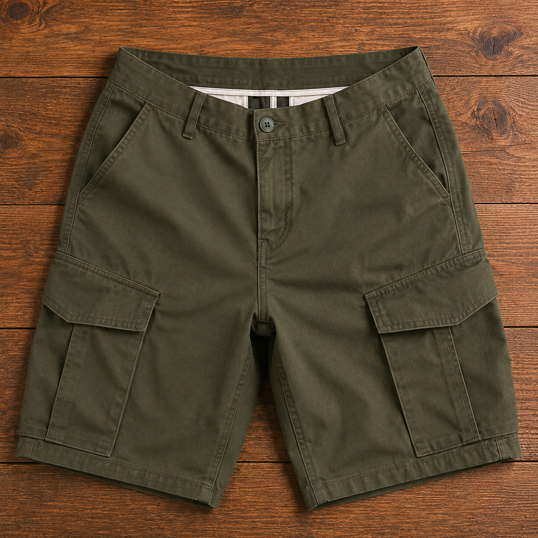 Multi Pocket Cargo Shorts