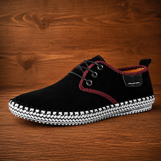 Artisan Stitched Suede Shoes