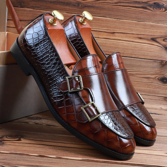 Double Buckle Loafers