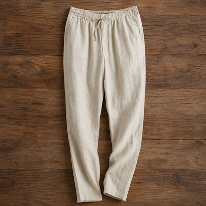 Drawstring Linen Trousers