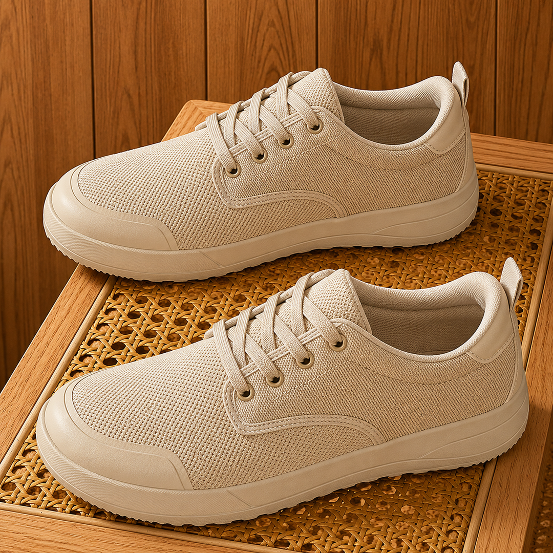 Knit Canvas Casual Shoes