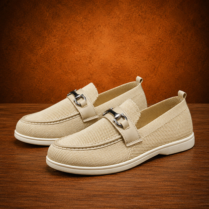 Classic Breathable Knit Loafers
