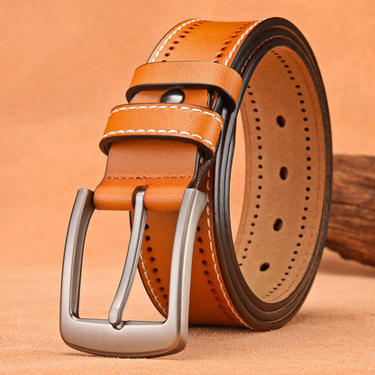 Stitched Leather Belt