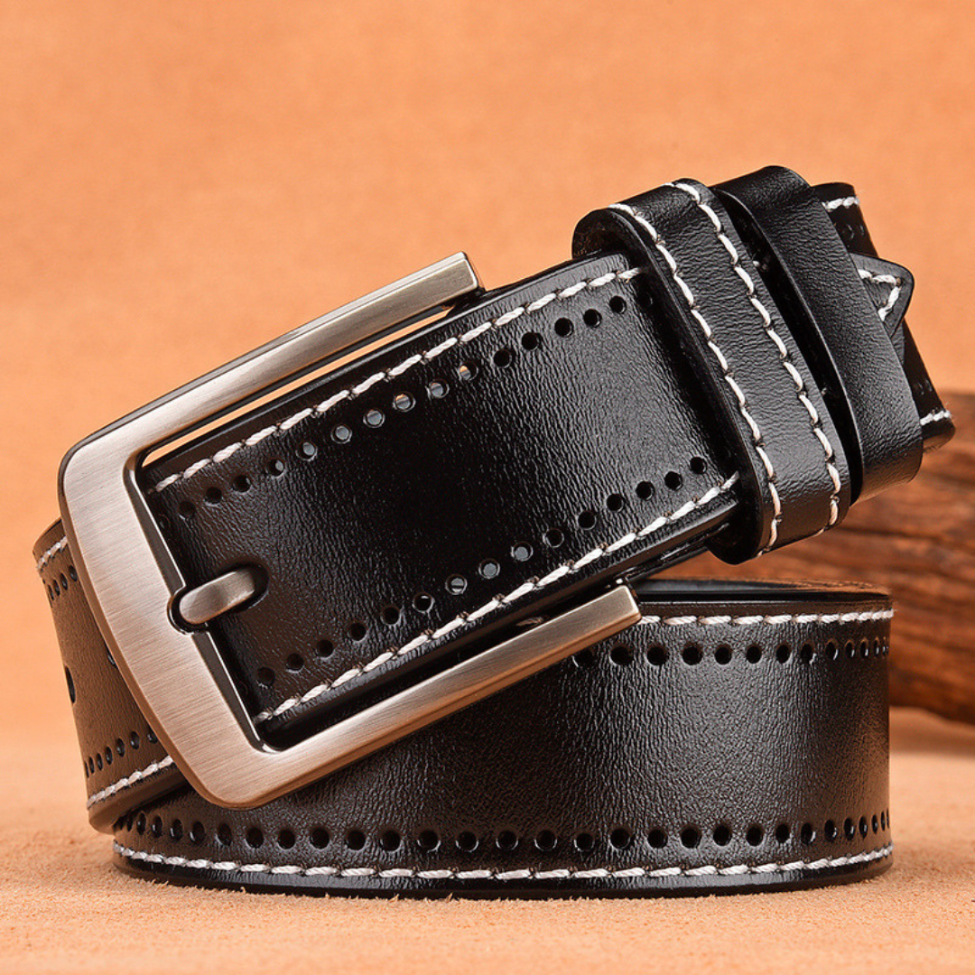Stitched Leather Belt