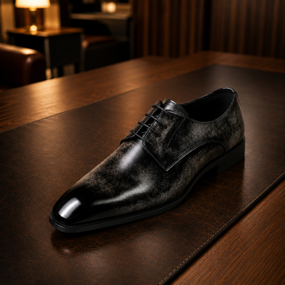 Plain Toe Derby Shoes