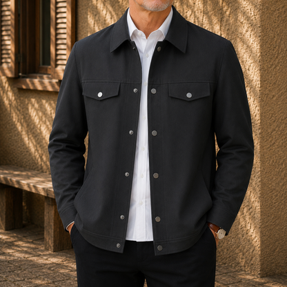 Snap Front Trucker Jacket