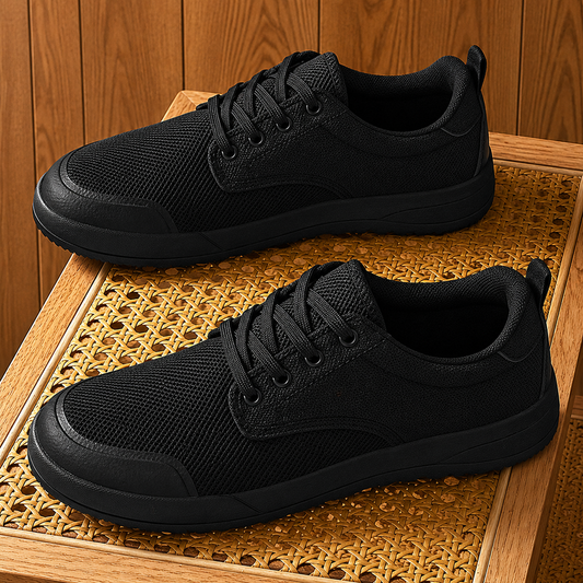 Knit Canvas Casual Shoes