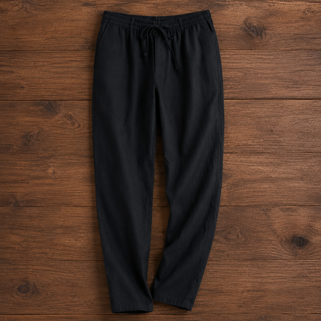 Drawstring Linen Trousers