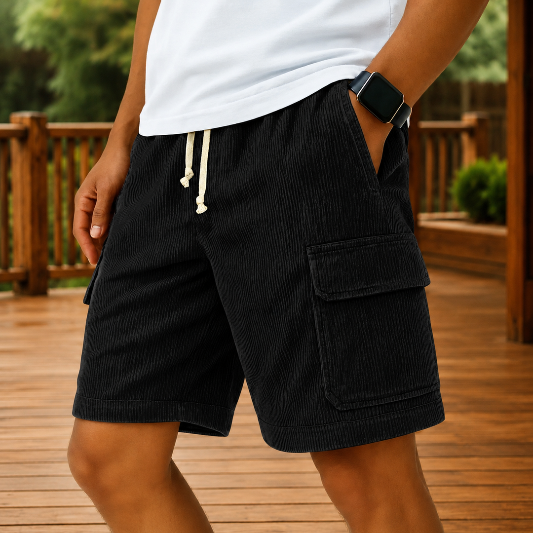 Flap Pocket Cargo Shorts