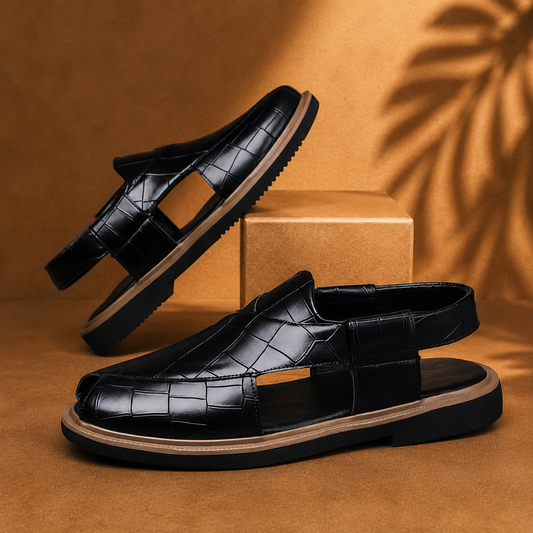 Formal Leather Sandals
