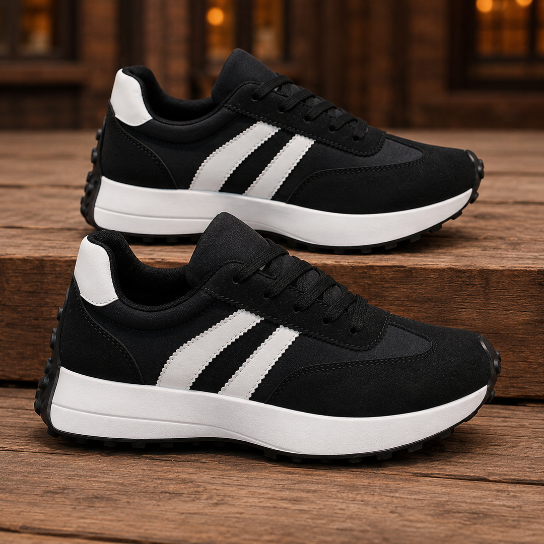 Double Stripe Casual Sneakers