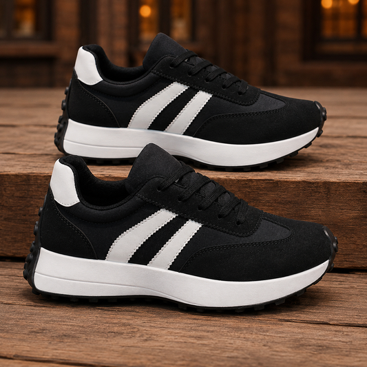 Double Stripe Casual Sneakers