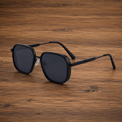 Geometric Metal Sunglasses