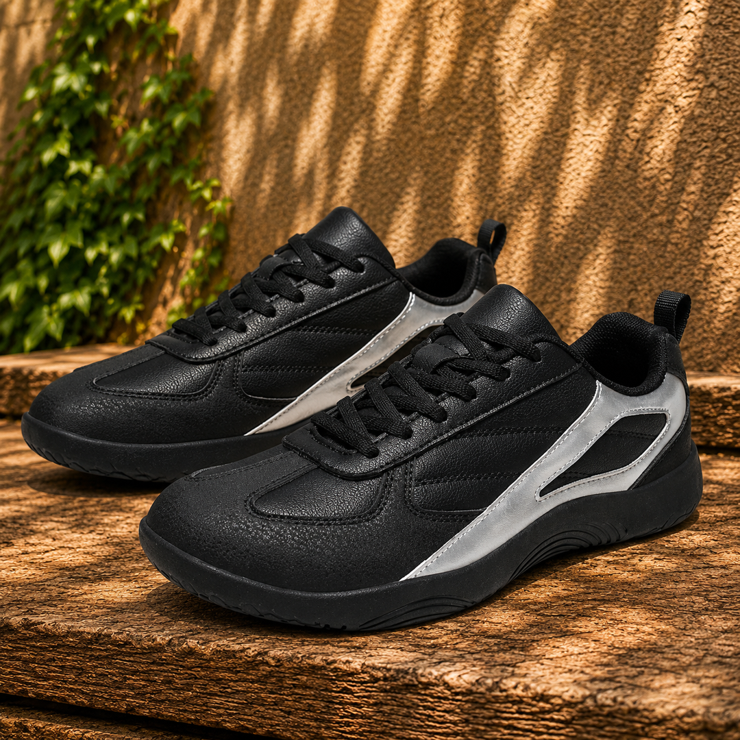 Leather Lace Casual Sneakers
