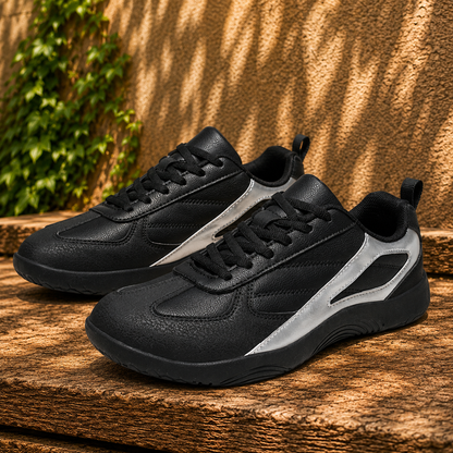 Leather Lace Casual Sneakers