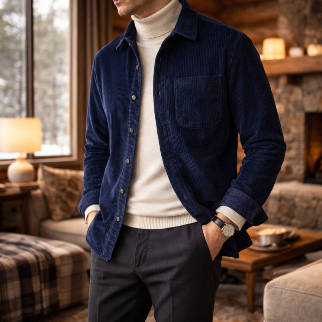 Corduroy Long Sleeve Shirt