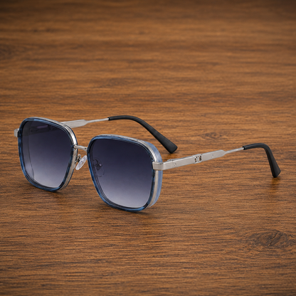 Geometric Metal Sunglasses