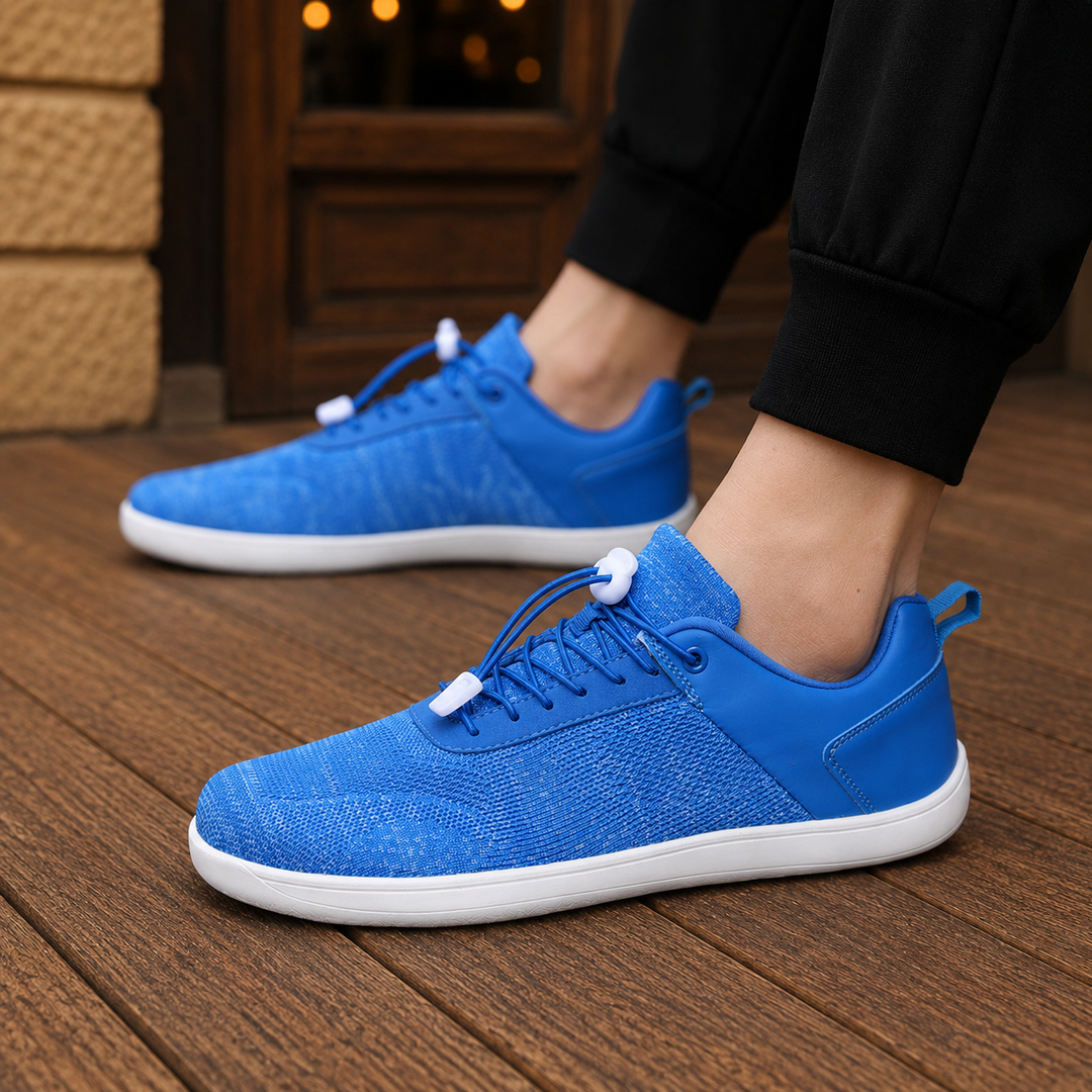 Elastic Lace Knit Sneakers
