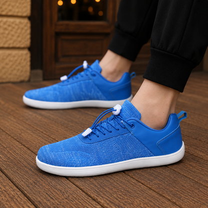 Elastic Lace Knit Sneakers