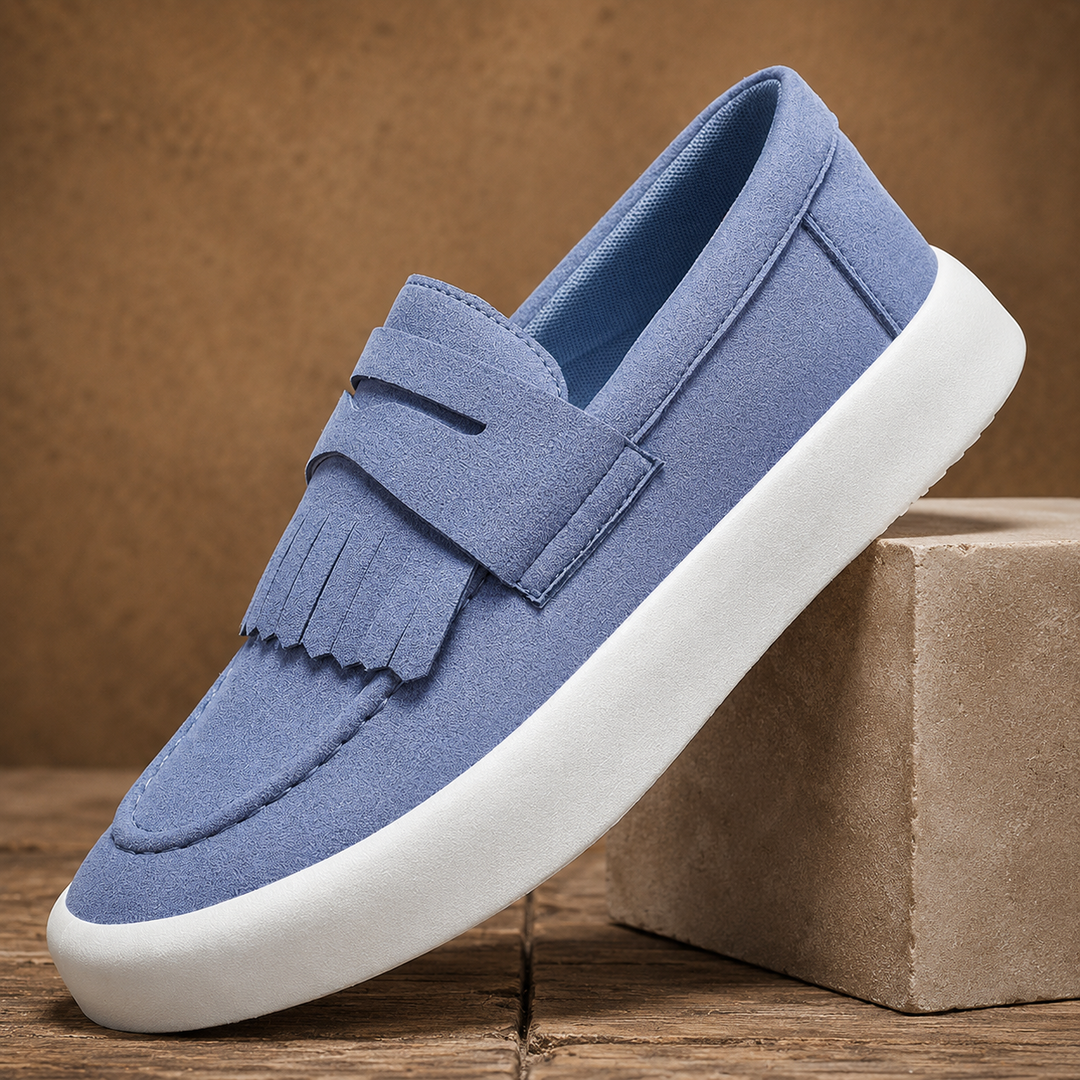 Smooth Leather Penny Loafers