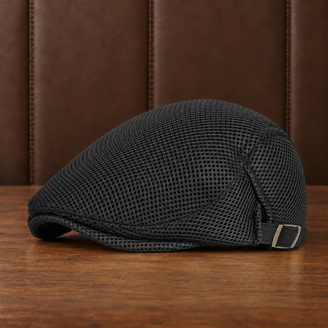 Breathable Mesh Flat Cap