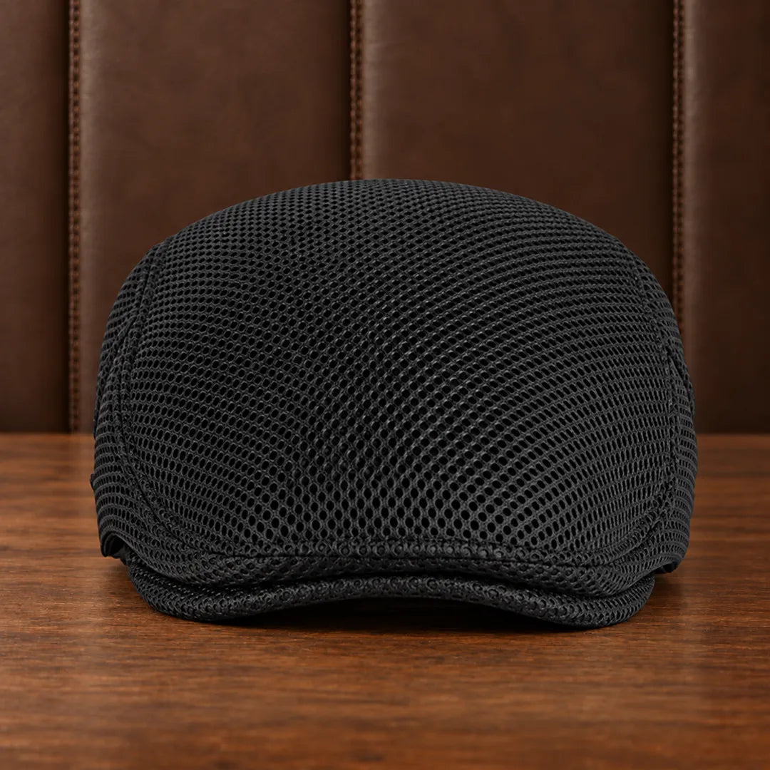 Breathable Mesh Flat Cap