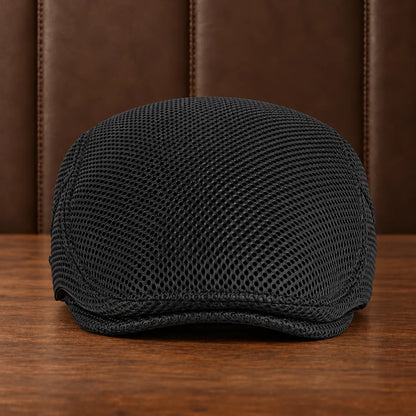 Breathable Mesh Flat Cap