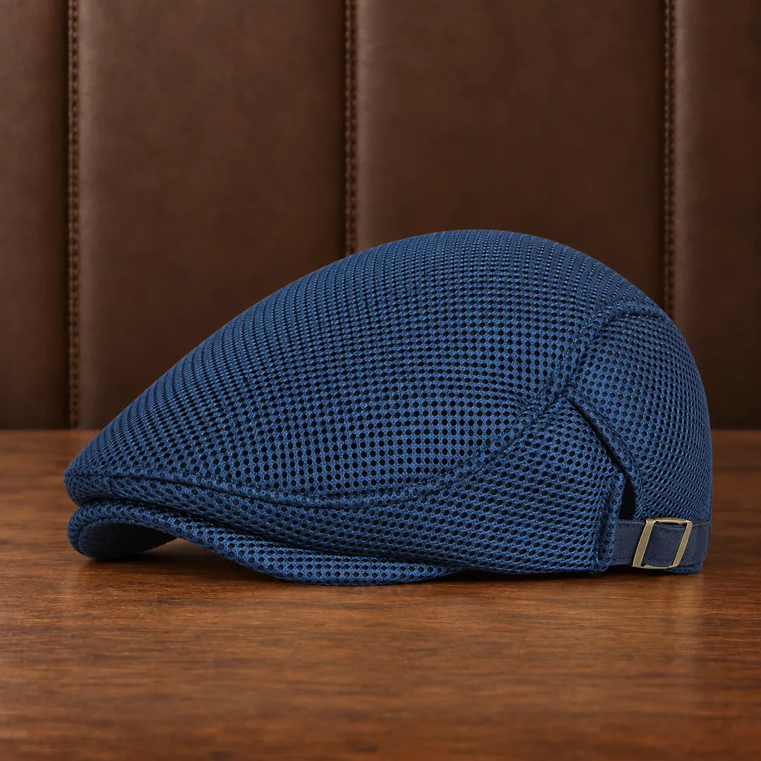 Breathable Mesh Flat Cap