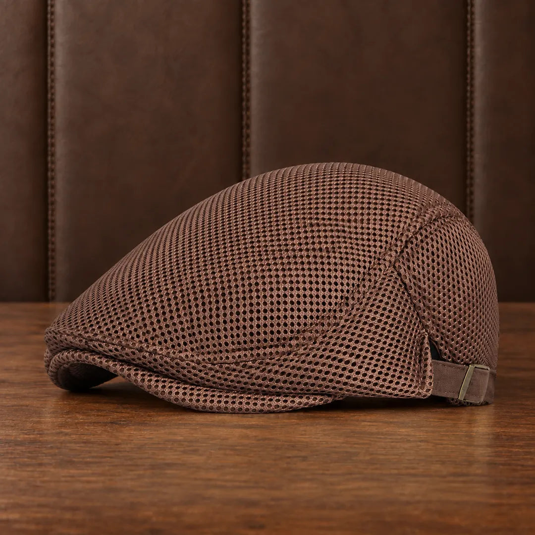 Breathable Mesh Flat Cap