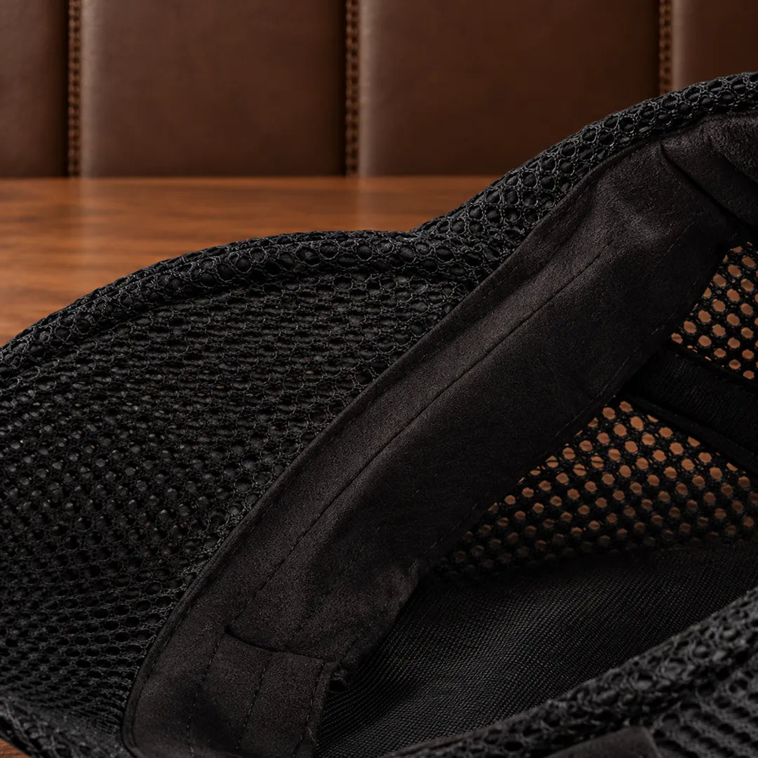 Breathable Mesh Flat Cap
