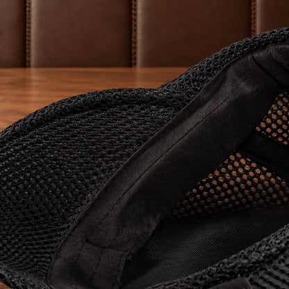 Breathable Mesh Flat Cap