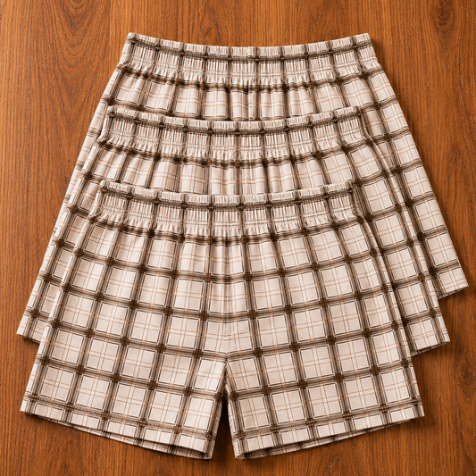 Plaid Boxer Shorts