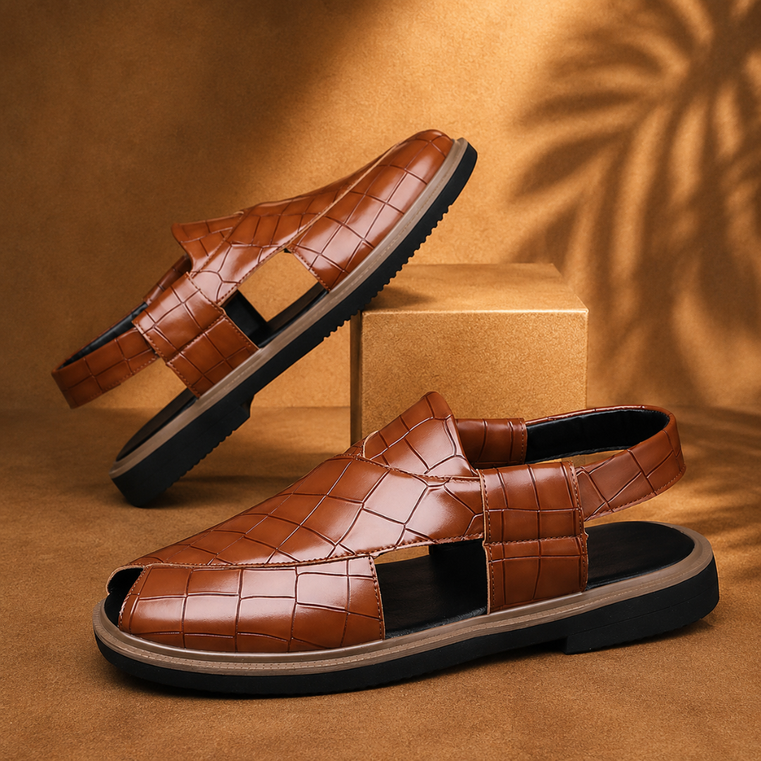 Formal Leather Sandals