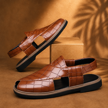 Formal Leather Sandals