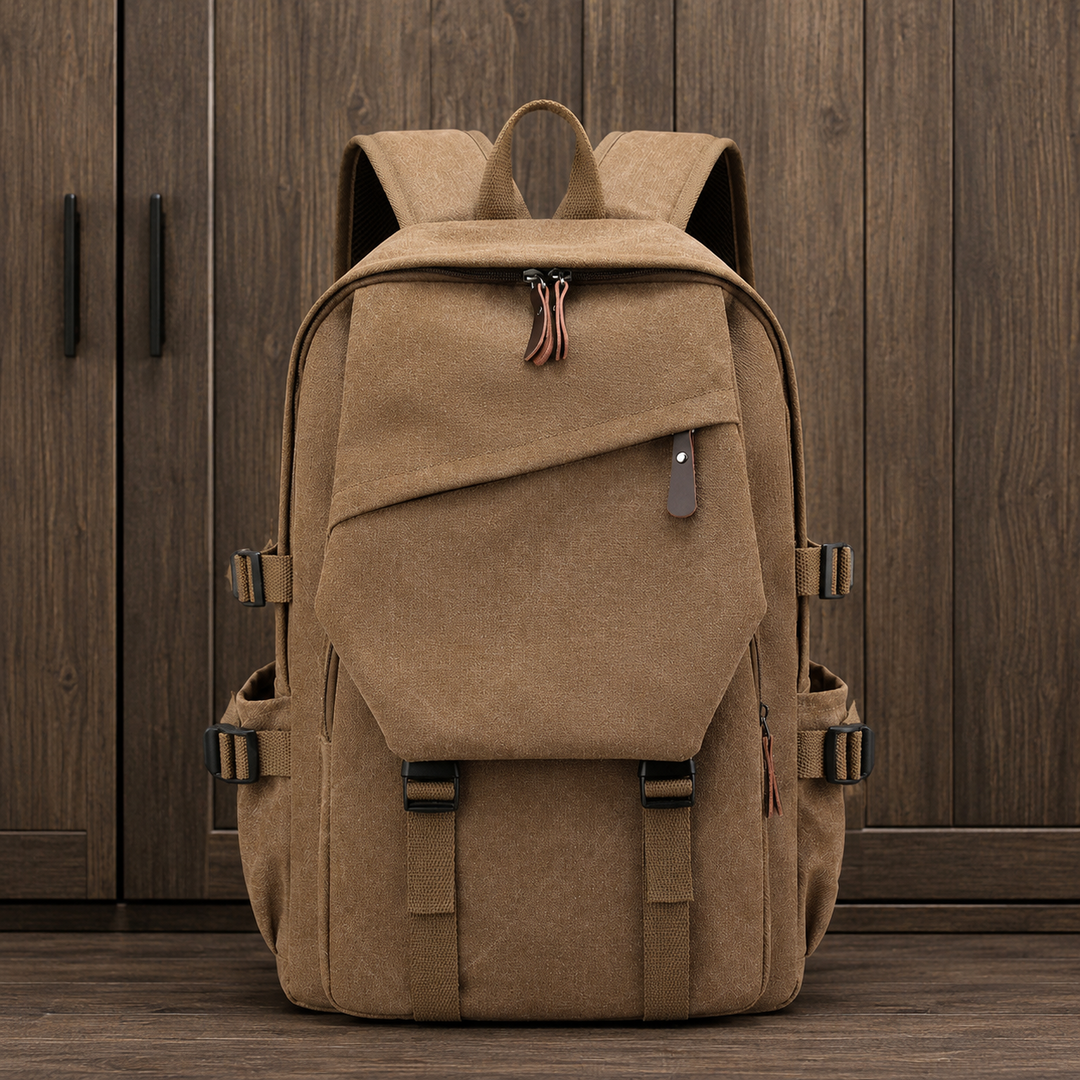 Structured Multiple Storage Backpack