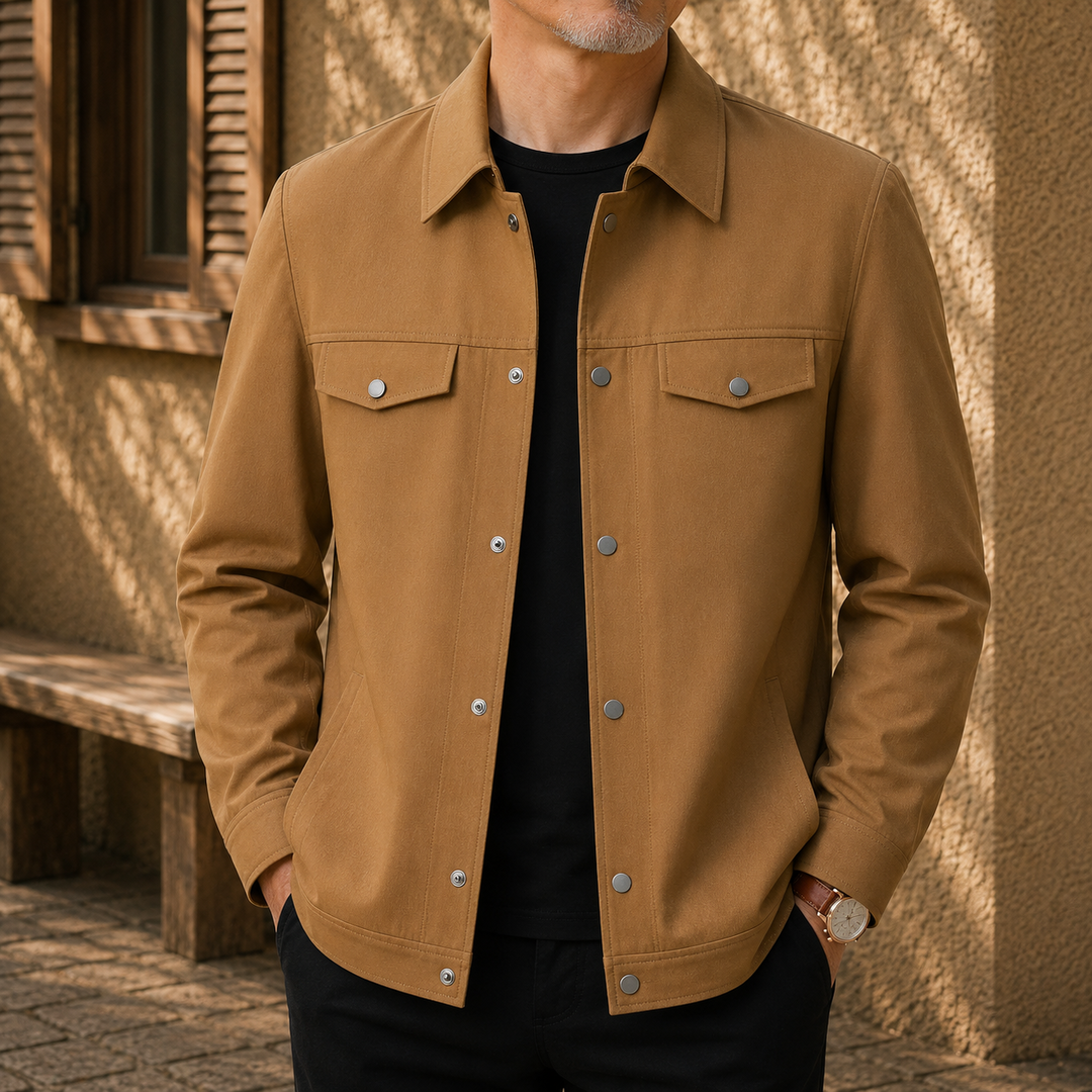 Snap Front Trucker Jacket