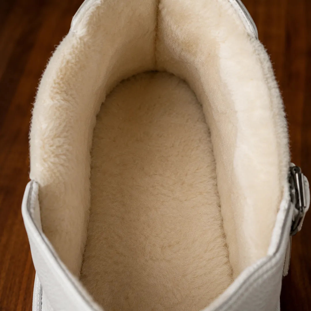 Buckle-Strap Ankle Boots