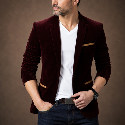 Premium Velvet Casual Blazer