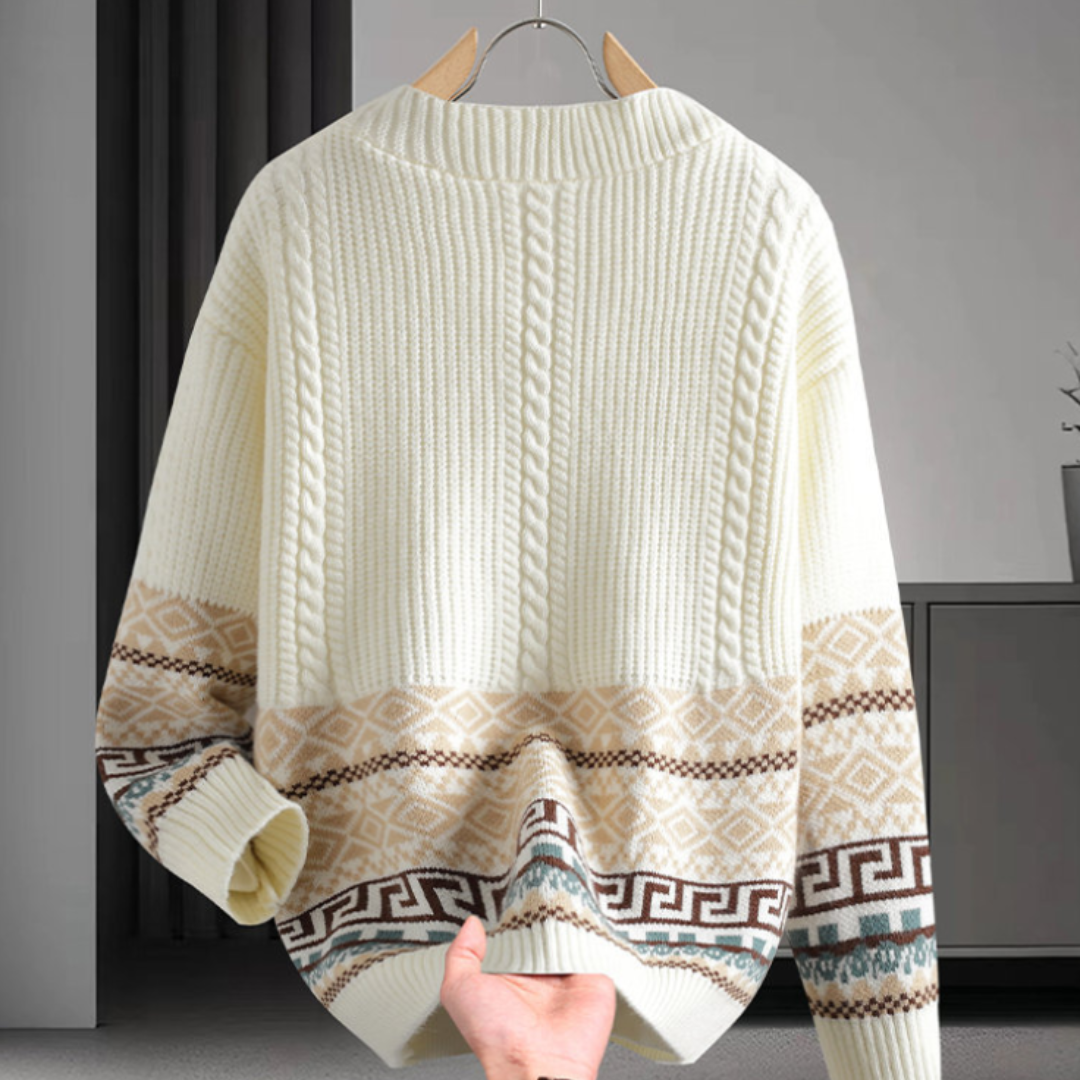 Braided Knit Cardigan