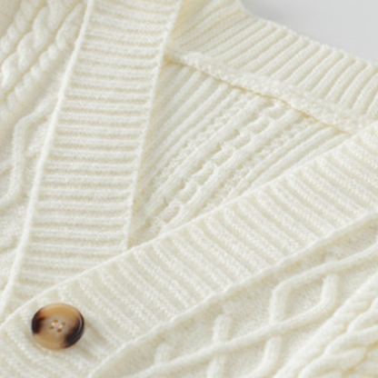 Braided Knit Cardigan