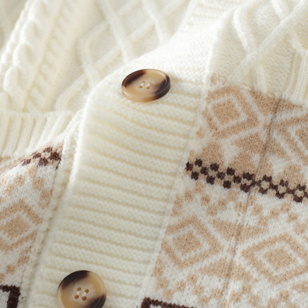 Braided Knit Cardigan