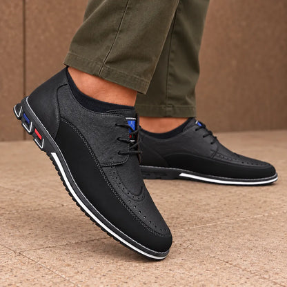 Casual Brogue Derby Shoes