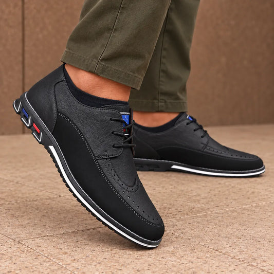 Casual Brogue Derby Shoes