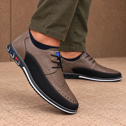 Casual Brogue Derby Shoes