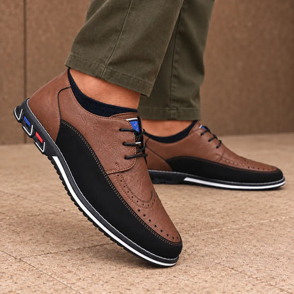 Casual Brogue Derby Shoes