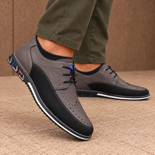 Casual Brogue Derby Shoes