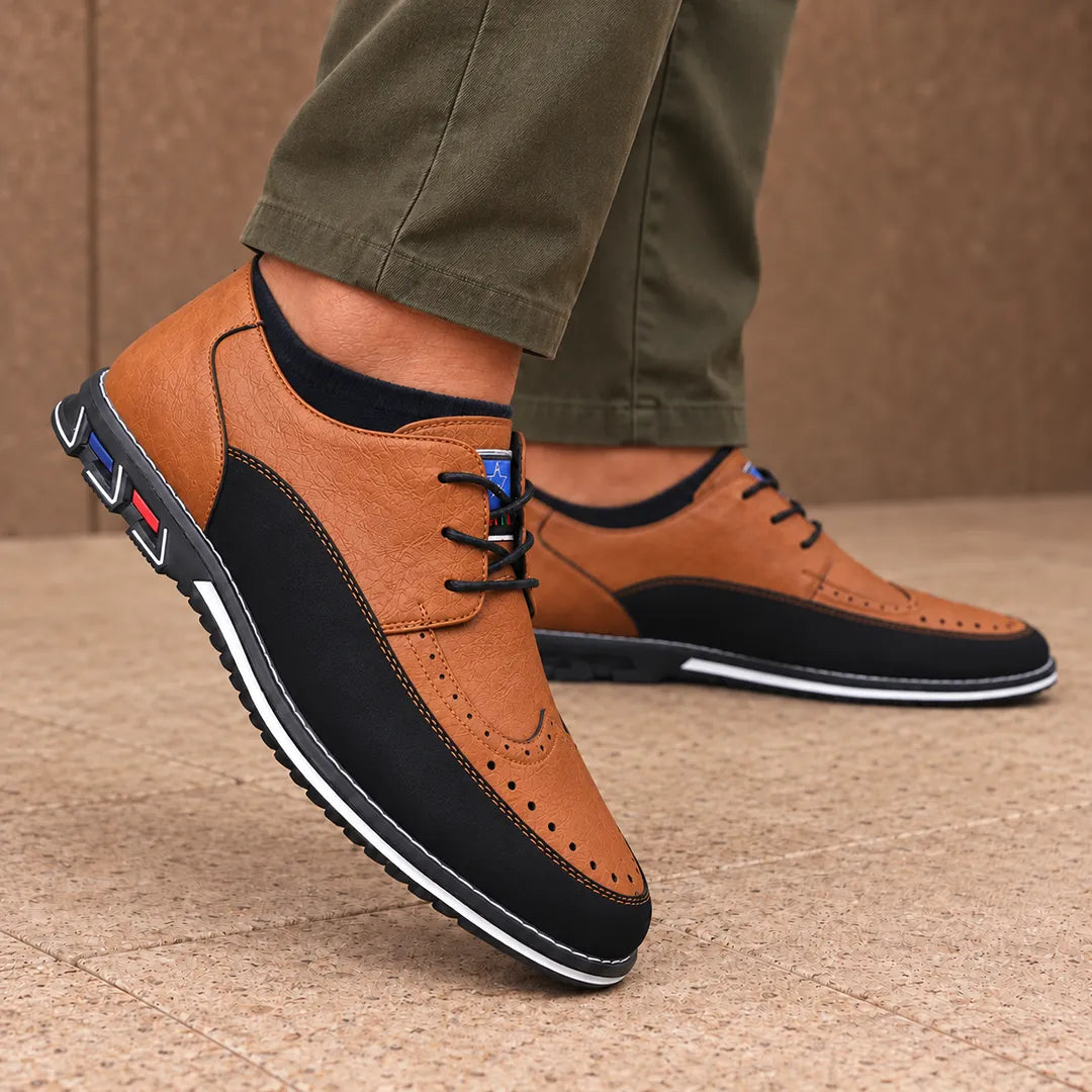 Casual Brogue Derby Shoes